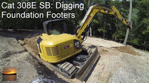 digging footing for excavators